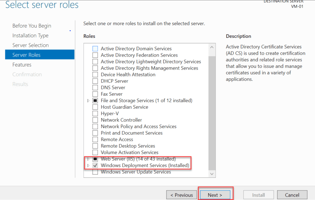 Azure VM IIS Install