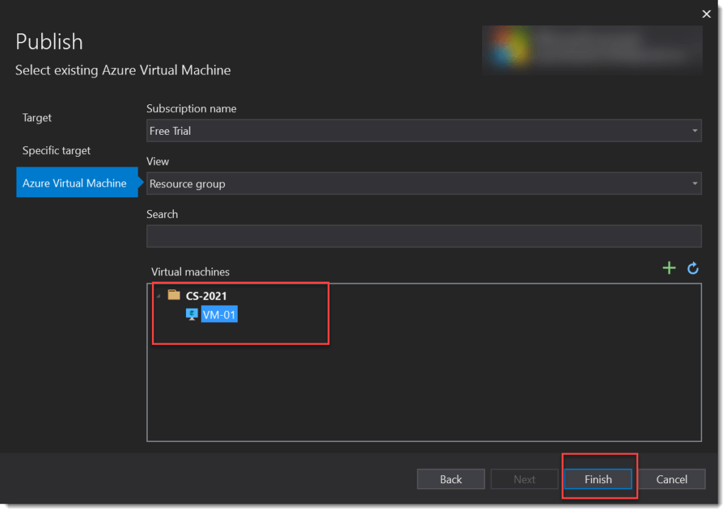 Azure VM Resource Group