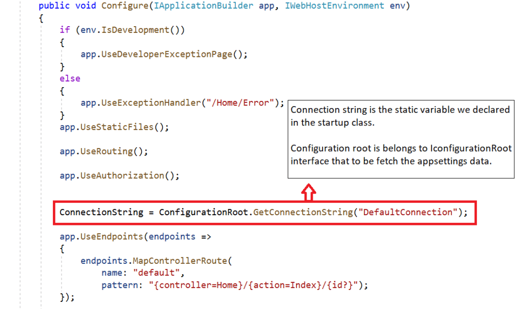 dynamic connection string