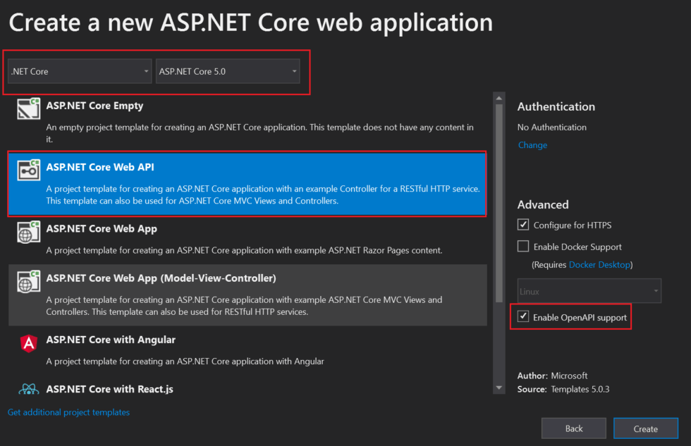 email-aspnetcore-project-template