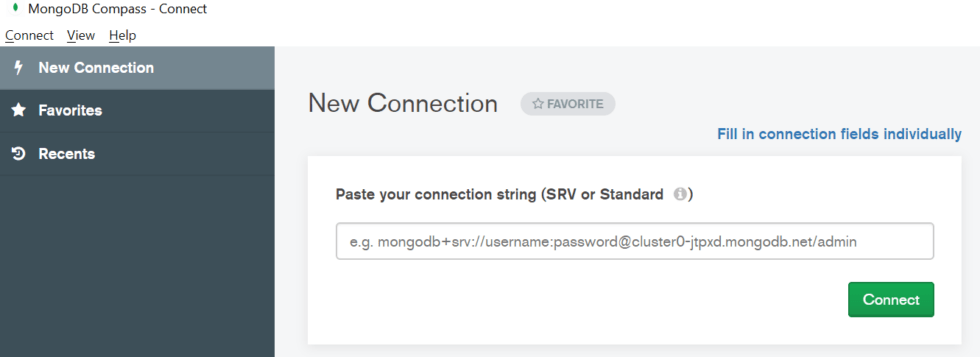mongoDB-connect