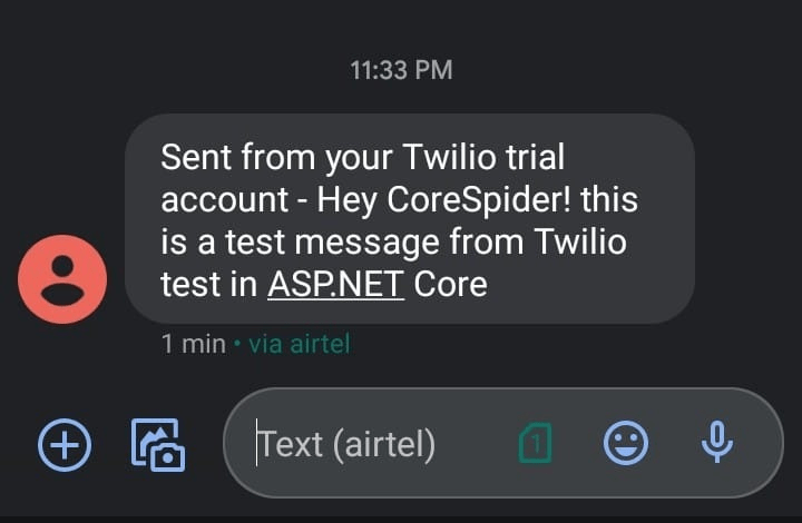 twilio-message