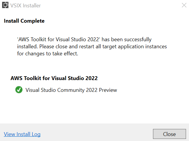 download aws toolkit for visual studio 2017