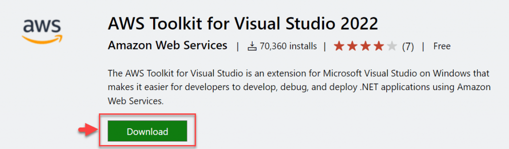 aws-toolkit-vs2022-download