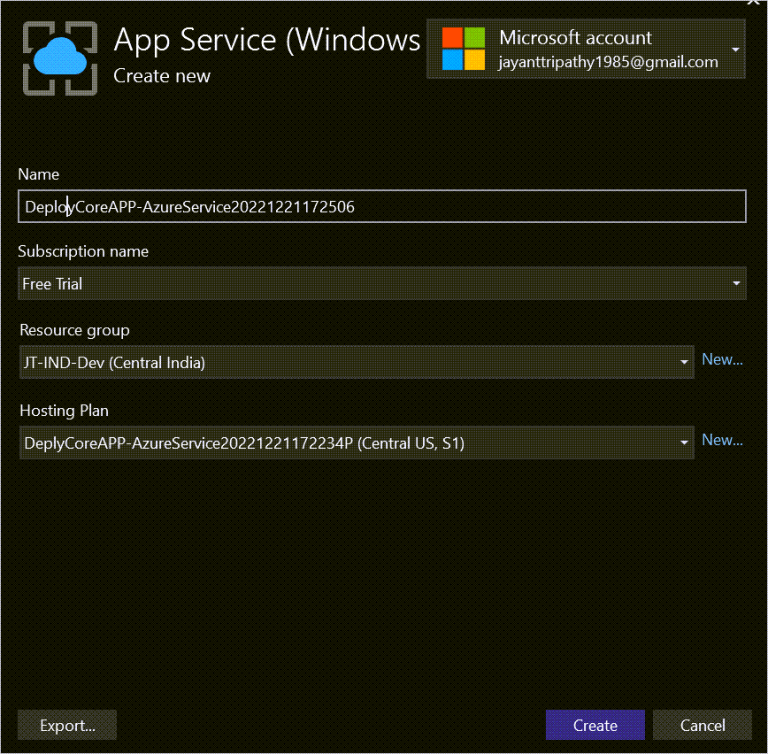 Deploy ASP.Net Core apps to Azure App Service - Jayant Tripathy