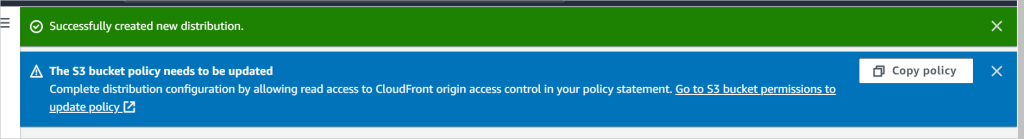 AWS S3 bucket using CloudFront-s3 bucket policy