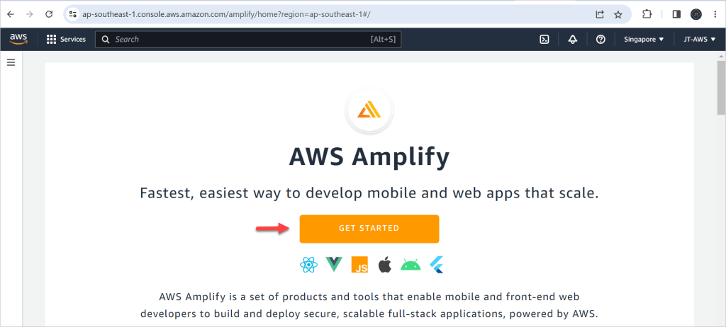 AWS-Amplify-get-started
