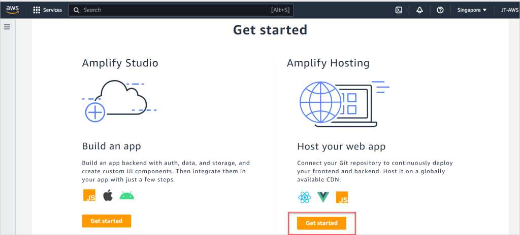 AWS-Amplify-hosting