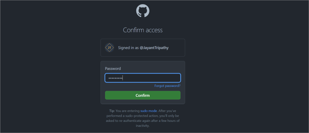 AWS-Amplify-hosting-GitHub-authorize-password