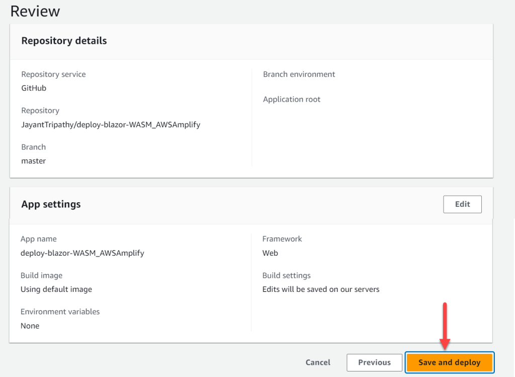 AWS-Amplify-hosting-save-deploy