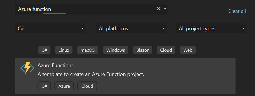 Azure Function Creation