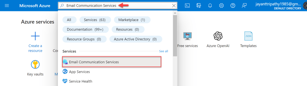 Send Emails from ASP.NET Core using Azure - Email Communication Service
