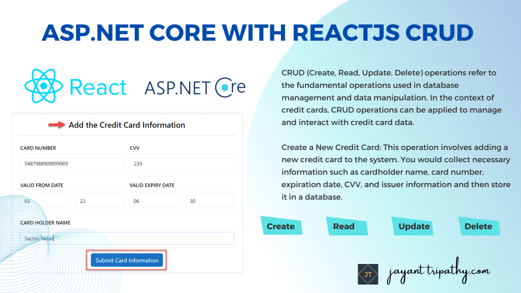 ASP.Net Core With Reactjs CRUD