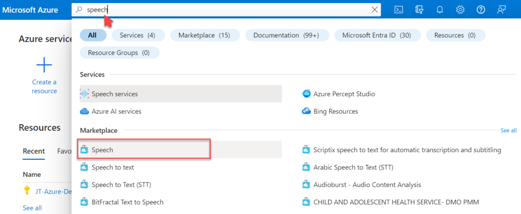 Azure Speech Service