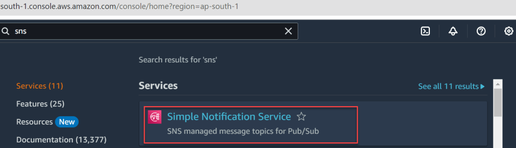 Simple Notification Service