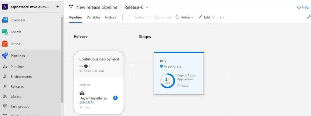 aspnetcore-mvc-cd-pipeline-progress