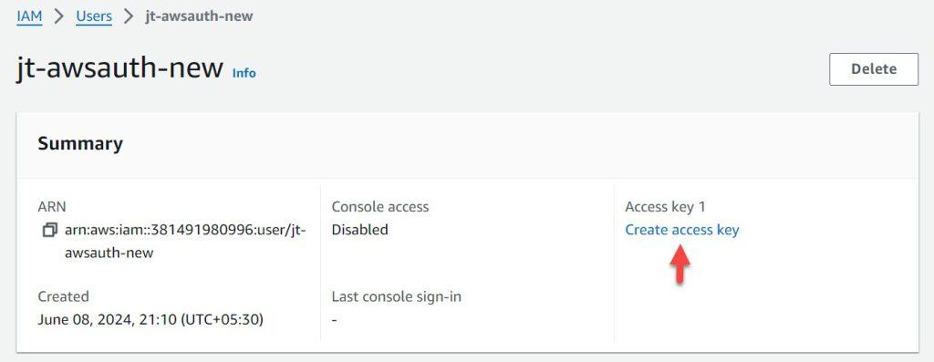 aws-IAM-Users-create access key