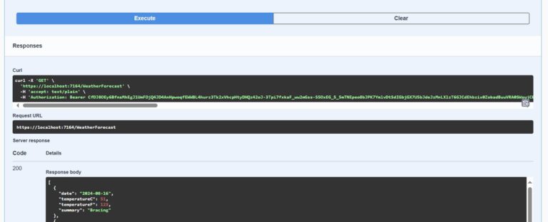 .NET 8 Authentication with Identity in a Web API using Bearer Tokens ...