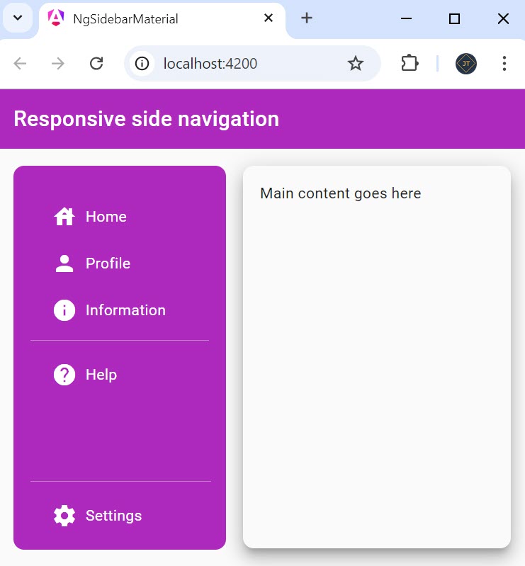 ng-responsive-material-design-sidebar-mobile-view