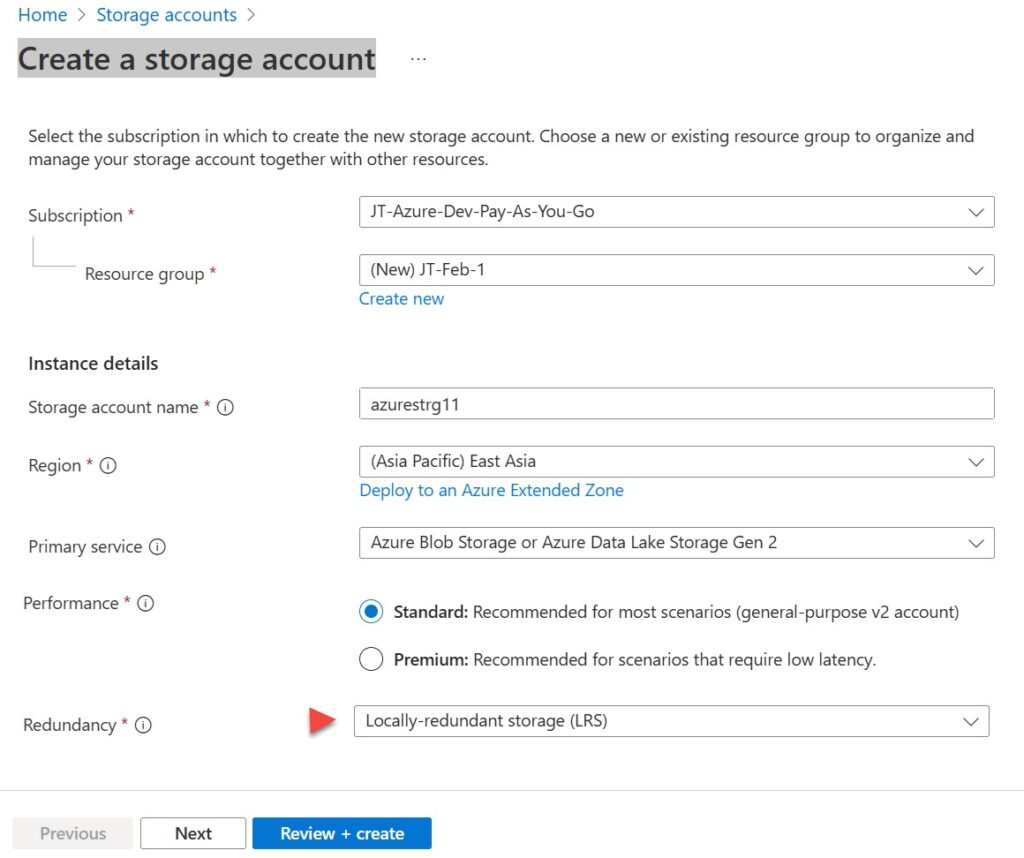 azure-storage-account-creation