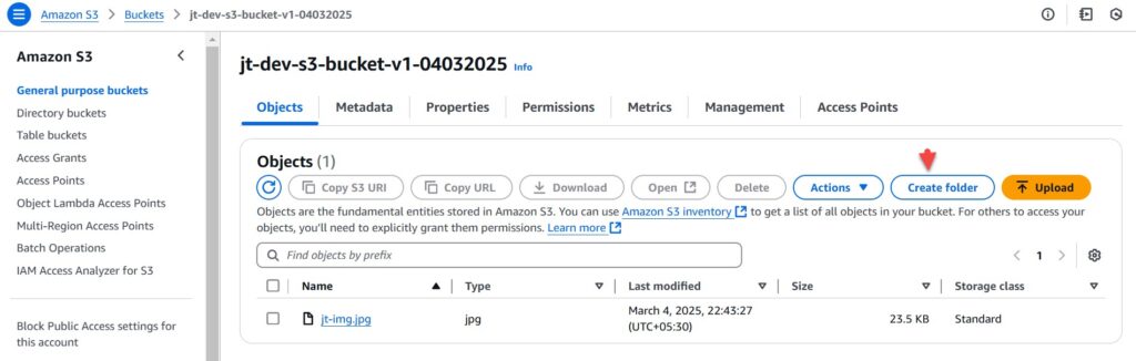 S3-bucket-create-folder