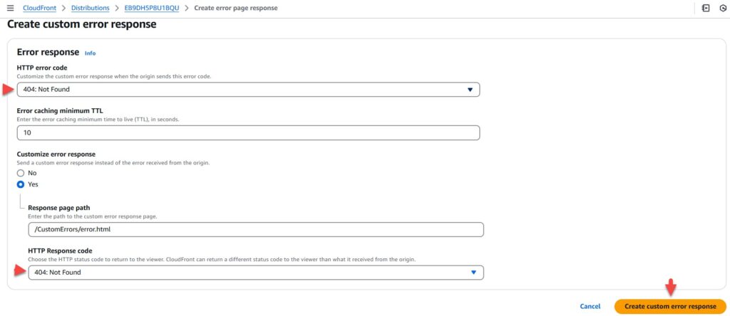 amazon-cloudfront-distribution-create-custom-error-404