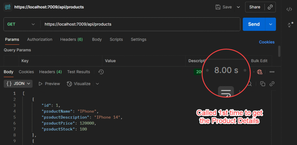 azure cache for Redis call to db