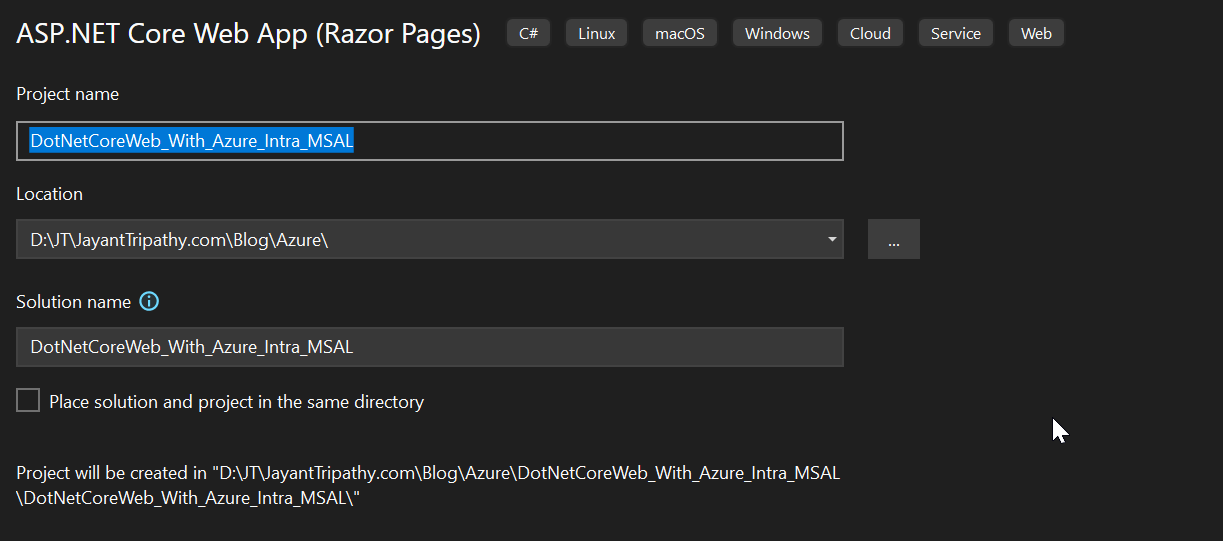 🔐 Securing .NET Core Web Apps with Azure AD/Intra and MSAL - Jayant ...