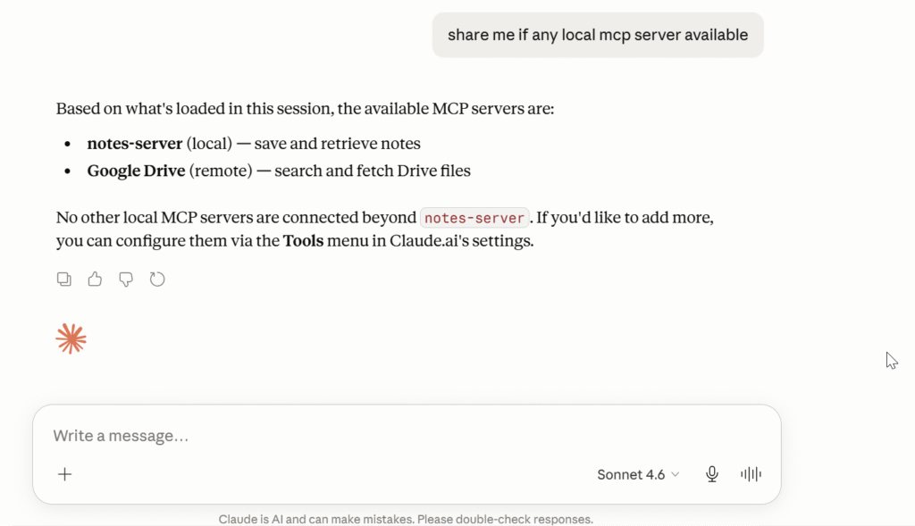 MCP notes