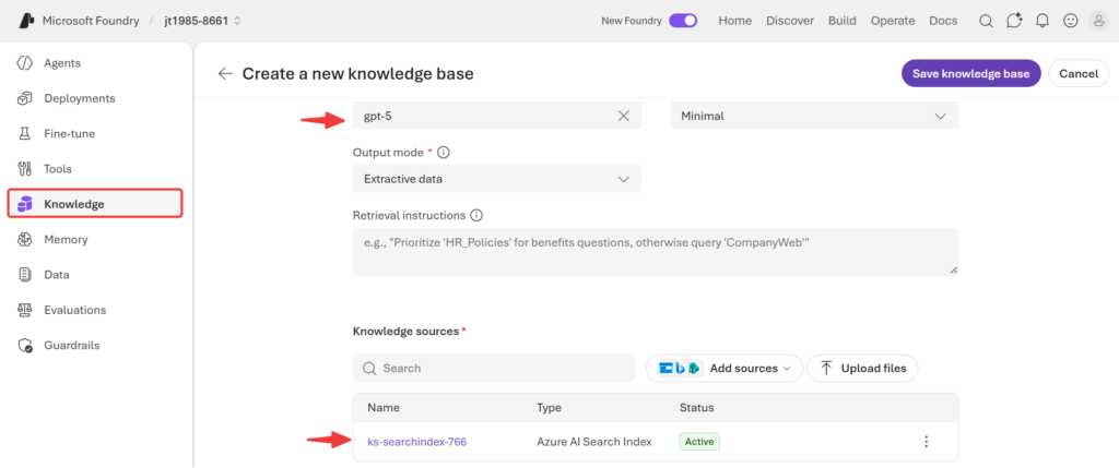 azureai-foundry-project-knowledge-base